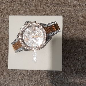 Michael kors two tone watch